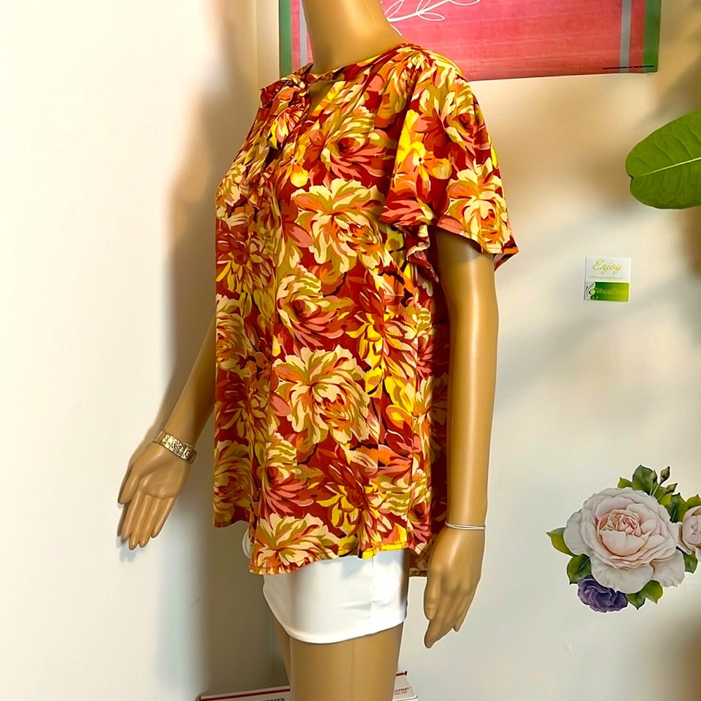 Torrid multi color blouse